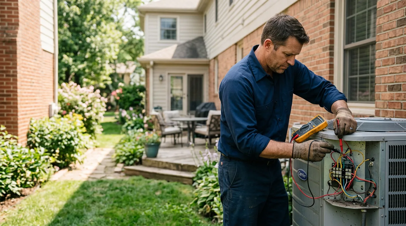 HVAC technician working near Morven, GA